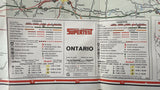 1969 Ontario Road Map - Supertest