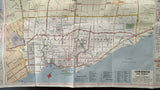 1969 Ontario Road Map - Supertest