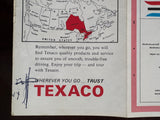 1969 Ontario Road Map - Texaco