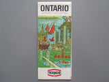 1969 Ontario Road Map - Texaco
