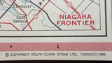 1969 Ontario Road Map - Texaco