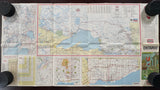 1969 Ontario Road Map - Texaco