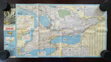 1970 - 1971 Ontario Road Map - Sunoco