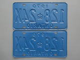 1970 YOM Clear Ontario License Plates