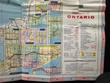 1970 Ontario Official Government Road Map