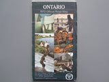 1970 Ontario Official Government Road Map