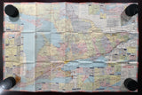 1970 Ontario Official Government Road Map