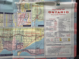 1970 Ontario Official Government Road Map