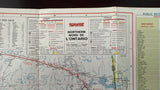 1970 Ontario Road Map - Supertest