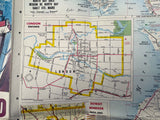 1971 Ontario Road Map - Fina