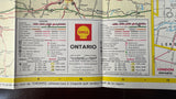 1971 Ontario Road Map - Shell