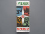 1971 Ontario Road Map - Supertest