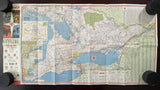 1971 Ontario Road Map - Supertest