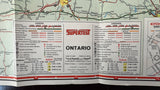 1971 Ontario Road Map - Supertest
