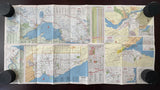 1971 Ontario Road Map - Supertest
