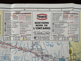 1971 Ontario Road Map - Texaco