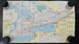 1971 Ontario Road Map - Texaco