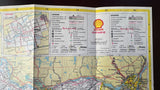 1972-74 Ontario Road Map - Shell