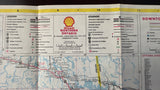 1972-74 Ontario Road Map - Shell
