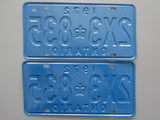 1972 YOM Clear Ontario License Plates