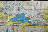 1972 Ontario Road Map - Gulf