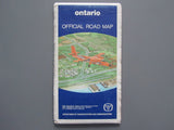 1972 Ontario Official Government Road Map
