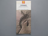 1972 Ontario Road Map - Shell
