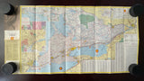 1972 Ontario Road Map - Shell