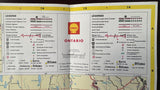1972 Ontario Road Map - Shell