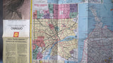 1972 Ontario Road Map - Shell