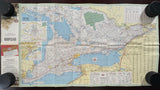 1972 Ontario Road Map - Texaco