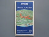 1972 Ontario Official Government Road Map