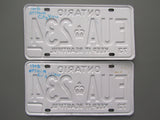 1973 YOM Clear Ontario License Plates
