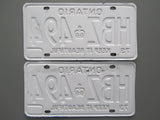 1973 YOM Clear Ontario License Plates
