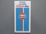 1974 Ontario Road Map - Gulf