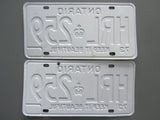 1974 Ontario License Plates