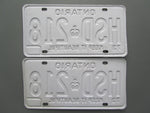 1974 Ontario License Plates