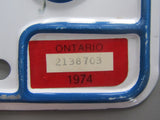 1974 Ontario License Plates