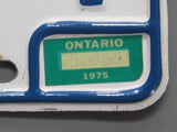 1975 Ontario License Plates