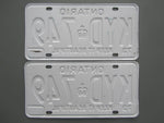 1976 Ontario License Plates