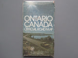 1976 Ontario Official Government Road Map