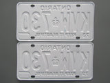 1976 Ontario License Plates