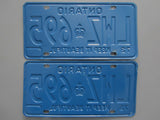 1977 Ontario License Plates