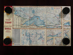 1958 Ontario Road Map - Shell