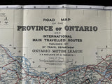 1957 Ontario Motor League Road Map