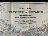 1958-59 Ontario Motor League Road Map