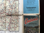 1958-59 Ontario Motor League Road Map
