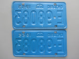 1965 YOM Clear Ontario License Plates