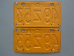 1942 YOM Clear Ontario License Plates