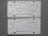 1973 YOM Clear Ontario License Plates